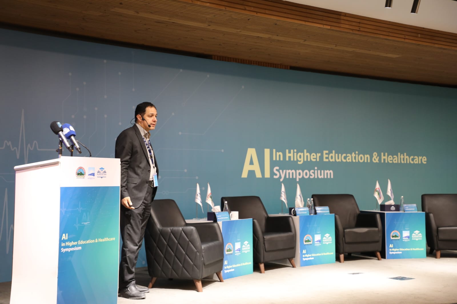 Interactive discussion with attendees about AI's impact on various professions